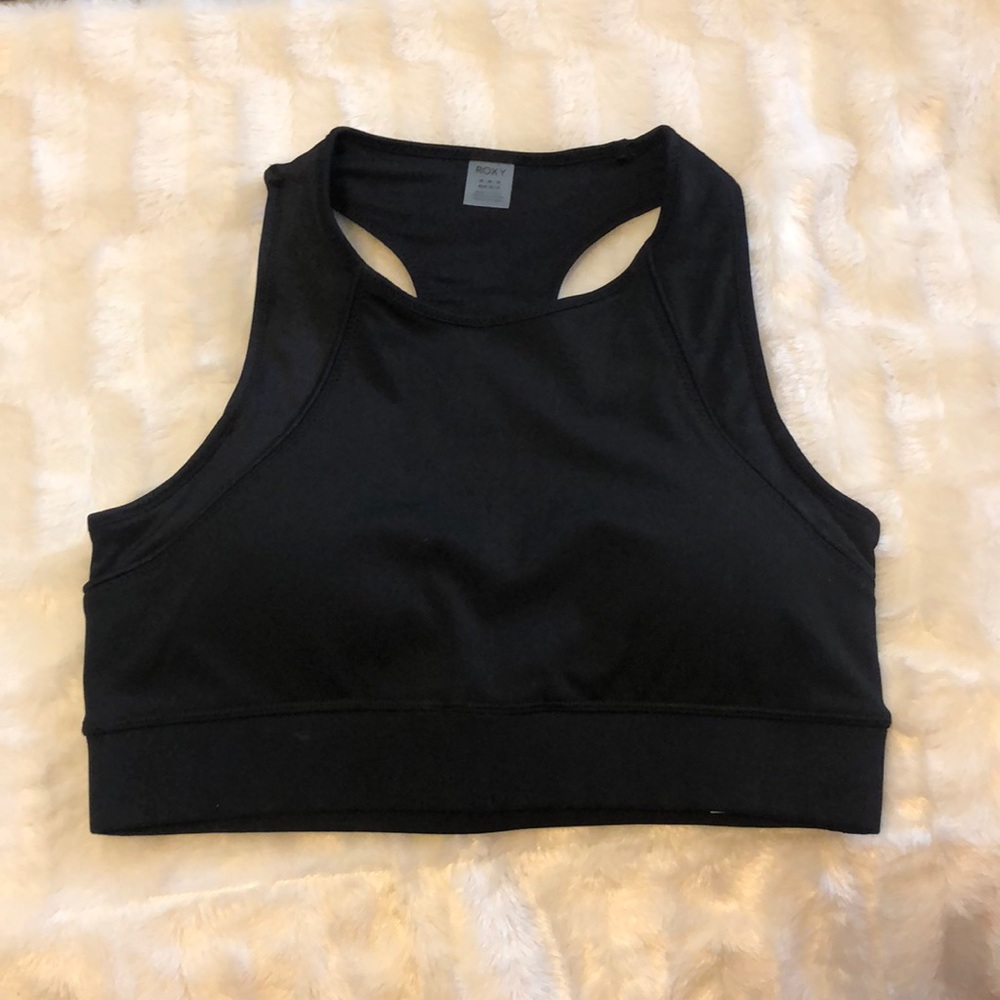Black Roxy sports bra